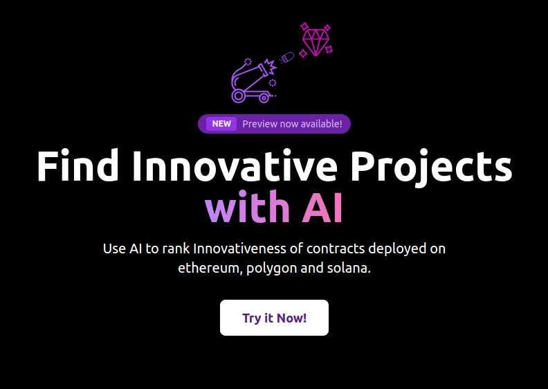 GemGunner homepage showing contract discovery product
